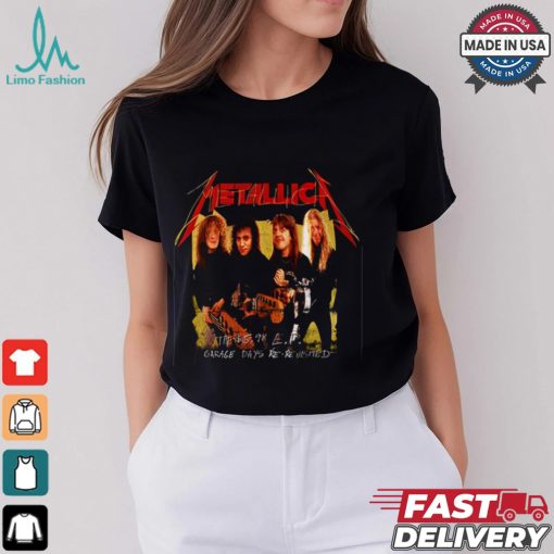 Metallica Garage Photo Yellow T Shirt