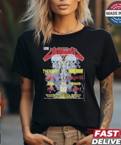 Metallica Since 1996 Anniversary Live Show At Monsters Of Rock In Donington Park De Castle Donington Inglaterra Two Sides Unisex T Shirt