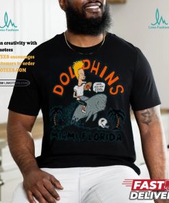 Miami Dolphins NFL x Homage x Beavis and Butt Head Unisex Tri Blend T Shirt, hoodie, sweater, long sleeve and tank top Miami Dolphins NFL x Homage x Beavis and Butt Head Unisex Tri Blend T Shirt