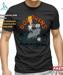 Miami Dolphins NFL x Homage x Beavis and Butt Head Unisex Tri Blend T Shirt, hoodie, sweater, long sleeve and tank top Miami Dolphins NFL x Homage x Beavis and Butt Head Unisex Tri Blend T Shirt