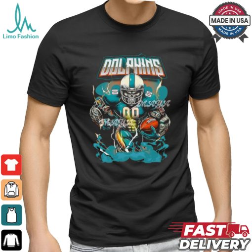 Miami Dolphins football mascot shirt