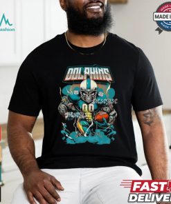 Miami Dolphins football mascot shirt