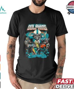 Miami Dolphins football mascot shirt