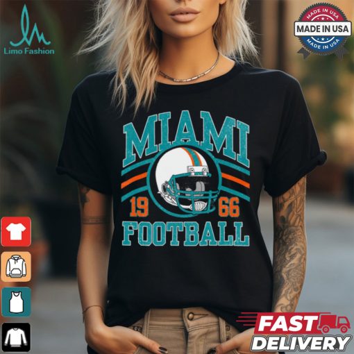 Miami Football helmet established years T Shirt