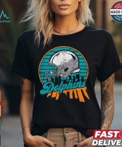 Miami Football team skyline helmet T Shirt