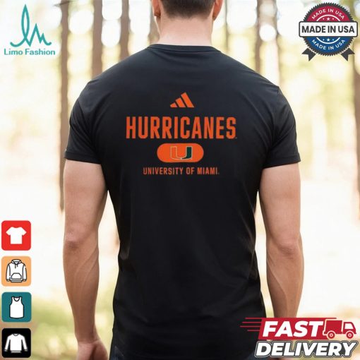 Miami Hurricanes Black Training Shirt