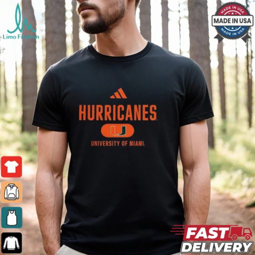 Miami Hurricanes Black Training Shirt