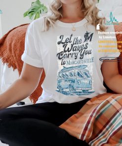 Miami Marlins Margaritaville Bus Waves Graphic T Shirt