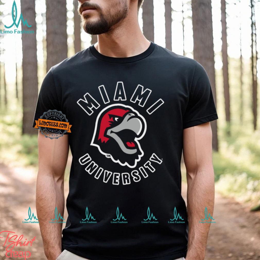 Miami University Redhawk Cartoon Logo Shirt Miami University Redhawk Cartoon Logo Shirt