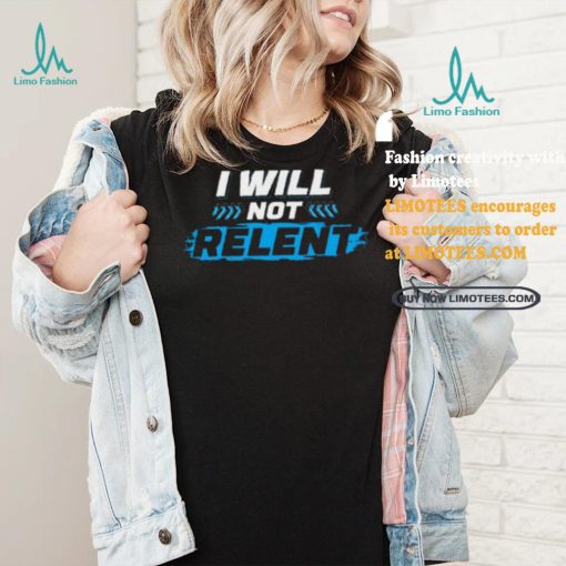 Michael A. Gayed Wearing I Will Not Relent Shirt