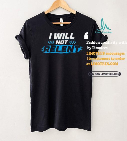 Michael A. Gayed Wearing I Will Not Relent Shirt