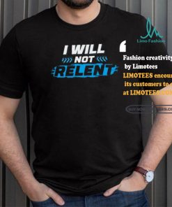 Michael A. Gayed Wearing I Will Not Relent Shirt