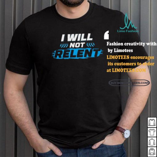 Michael A. Gayed Wearing I Will Not Relent Shirt