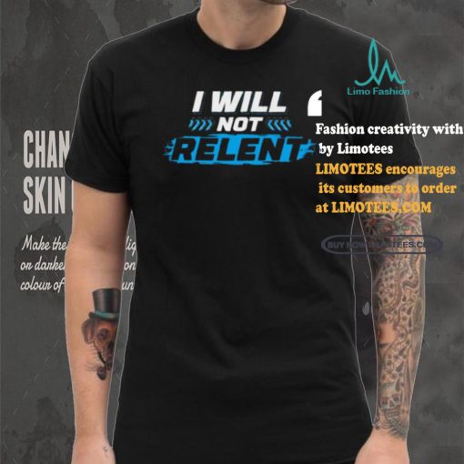 Michael A. Gayed Wearing I Will Not Relent Shirt
