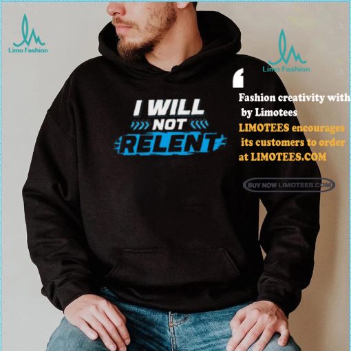 Michael A. Gayed Wearing I Will Not Relent Shirt