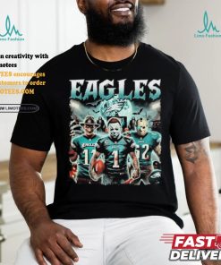 Michael Myers 1 Jason Voorhees 62 Freddy Krueger 11 Eagles Philadelphia Halloween Shirt