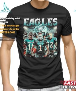 Michael Myers 1 Jason Voorhees 62 Freddy Krueger 11 Eagles Philadelphia Halloween Shirt