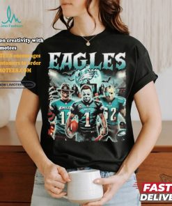 Michael Myers 1 Jason Voorhees 62 Freddy Krueger 11 Eagles Philadelphia Halloween Shirt
