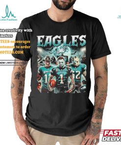 Michael Myers 1 Jason Voorhees 62 Freddy Krueger 11 Eagles Philadelphia Halloween Shirt