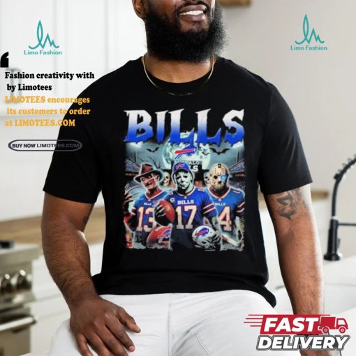 Michael Myers 17 Jason Voorhees 14 Freddy Krueger 13 Bills Halloween Shirt