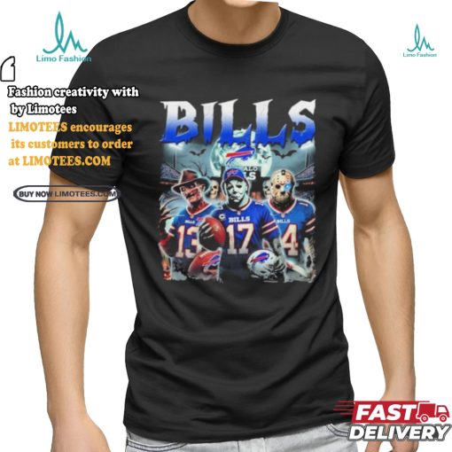 Michael Myers 17 Jason Voorhees 14 Freddy Krueger 13 Bills Halloween Shirt