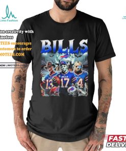Michael Myers 17 Jason Voorhees 14 Freddy Krueger 13 Bills Halloween Shirt