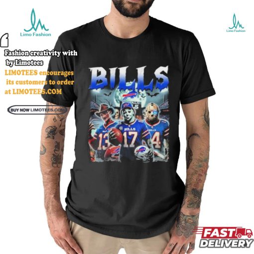 Michael Myers 17 Jason Voorhees 14 Freddy Krueger 13 Bills Halloween Shirt