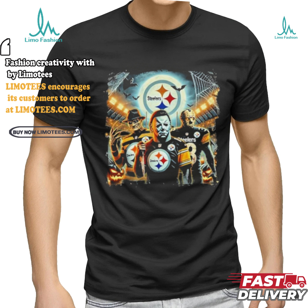 Michael Myers Jason Voorhees Freddy Krueger Pittsburgh Steelers Halloween Shirt Michael Myers Jason Voorhees Freddy Krueger Pittsburgh Steelers Halloween Shirt