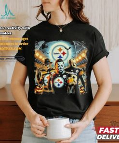 Michael Myers Jason Voorhees Freddy Krueger Pittsburgh Steelers Halloween Shirt
