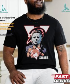 Michael Myers Swans Logo Shirt