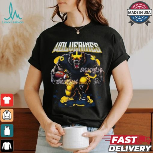 Michageb football mascot shirt