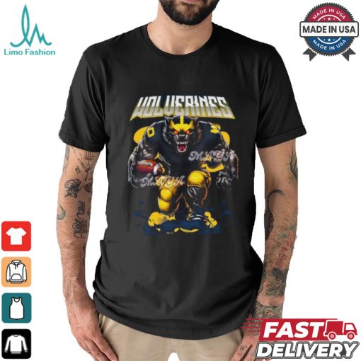 Michageb football mascot shirt