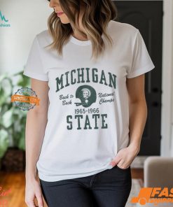 Michigan State Vintage Back To Back Football Champions Shirt