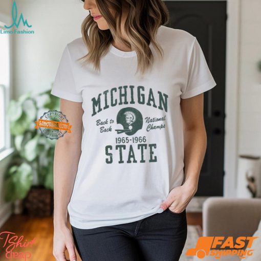 Michigan State Vintage Back To Back Football Champions Shirt