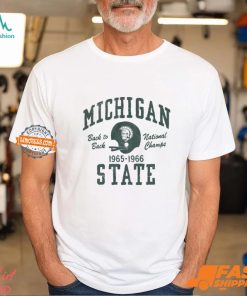 Michigan State Vintage Back To Back Football Champions Shirt