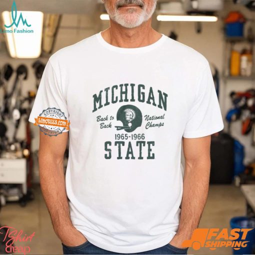 Michigan State Vintage Back To Back Football Champions Shirt