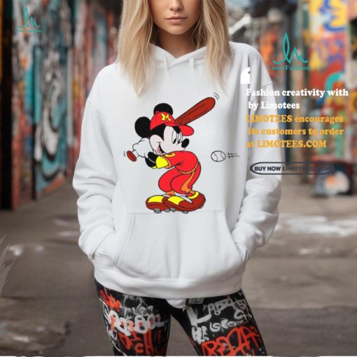 Mickey Mouse St. Louis Cardinals Baseball T Shirt