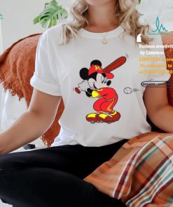 Mickey Mouse St. Louis Cardinals Baseball T Shirt