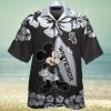 Mickey Mouse Graphic Baltimore Orioles Tropical Hibiscus Flower Hawaiian Shirt