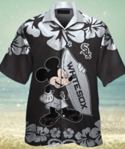 Mickey Mouse Surfboards Chicago White Sox Hawaiian Shirt