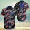 Customizable Chicago White Sox Black Floral Hawaiian Shirt