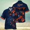 Texas Rangers Tropical Baseball And Palm Hawaiian Shirt