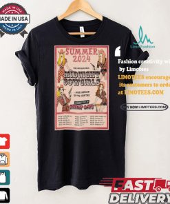 Midnight cowgirls summer tour 2024 poster shirt