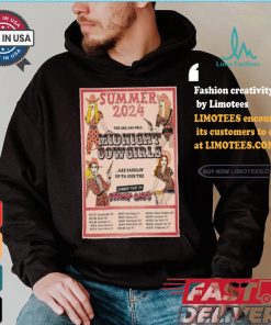 Midnight cowgirls summer tour 2024 poster shirt