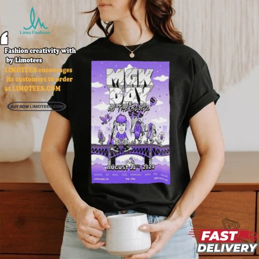 MigoShirt   Official MGK DAY Aug 11th, 2024 Cleveland, OH Poster shirt