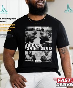 MigoShirt Official UFC Poster Jus Dropped Sep 28 Sat Moicano Vs Saint Denist Middleweight Bout Imavov Allen shirt