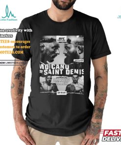MigoShirt Official UFC Poster Jus Dropped Sep 28 Sat Moicano Vs Saint Denist Middleweight Bout Imavov Allen shirt