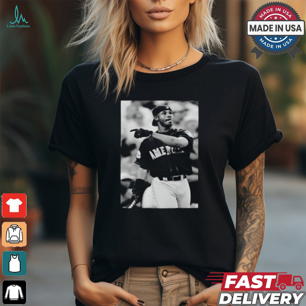 Mina Kimes Wearing Ken Griffey Jr Baseball Poster Shirt Mina Kimes Wearing Ken Griffey Jr Baseball Poster Shirt