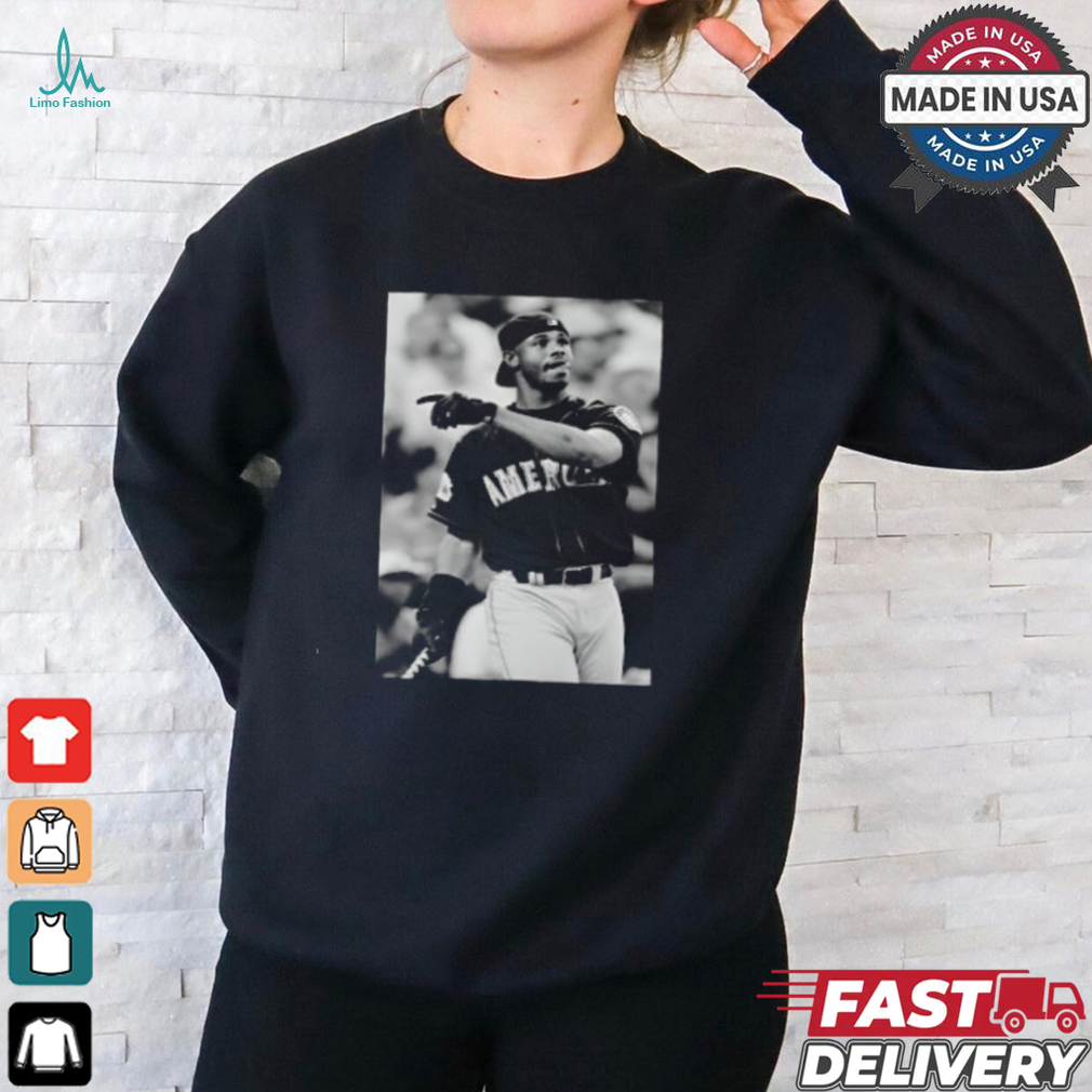 Mina Kimes Wearing Ken Griffey Jr Baseball Poster Shirt Mina Kimes Wearing Ken Griffey Jr Baseball Poster Shirt
