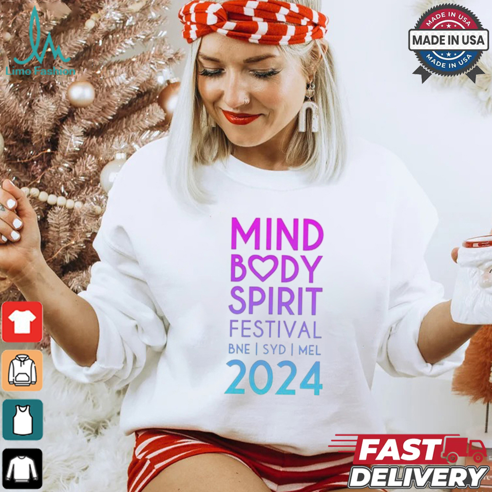 Mind Body Spirit Festival Two Sided Standard Event T shirt Mind Body Spirit Festival Two Sided Standard Event T shirt